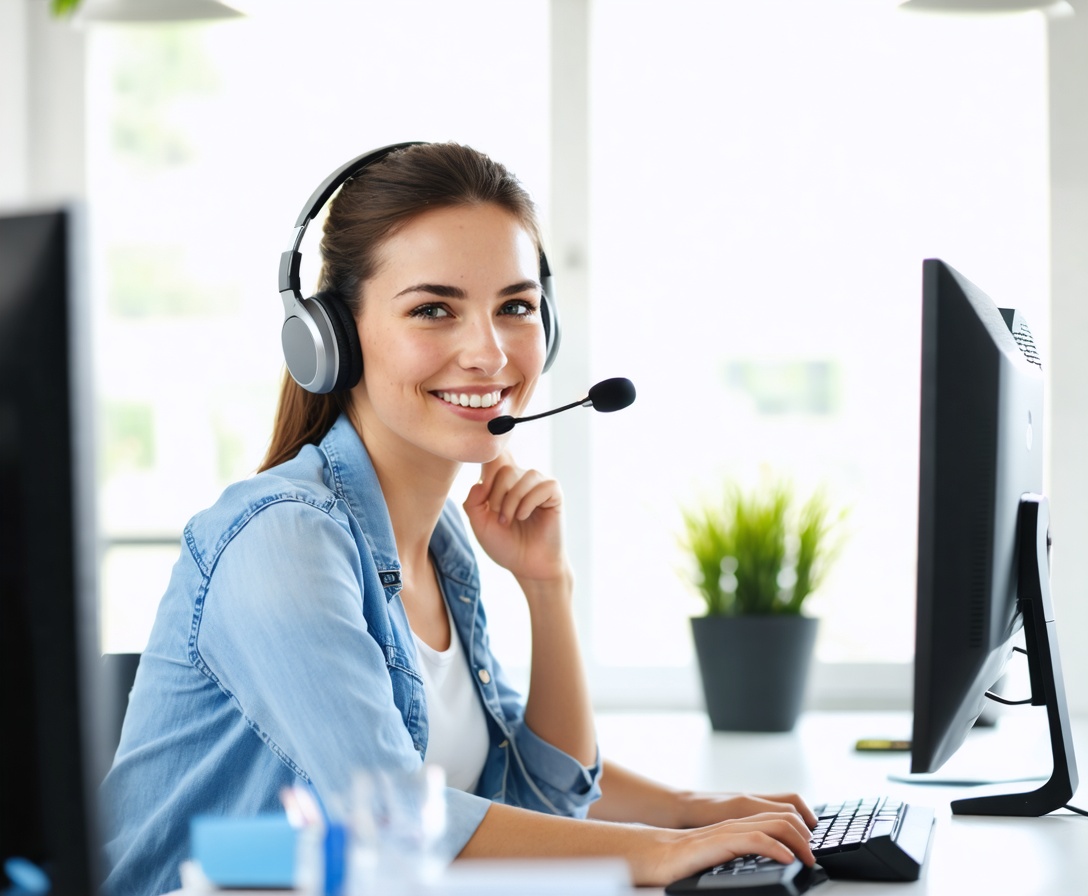 Консультант службы поддержки AI Track Institute проводит видеосессию со студентом